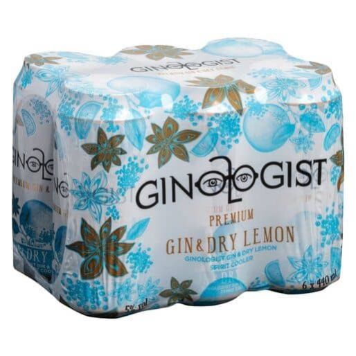 Ginologist Gin & Dry Lemon RTD Can (6 x 440ml)