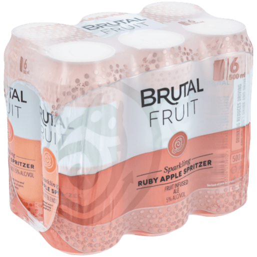 Brutal Fruit Ruby Apple Can (6x 500ml)
