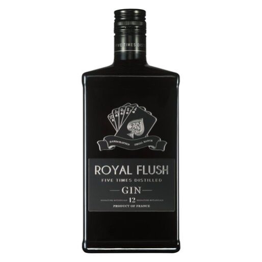 Royal Flush Luxe Noir Gin Bottle 750ml