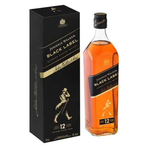Johnnie Walker Black Label 12yo Whisky 750ml