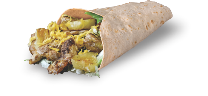 Hawaiin Chicken Strip & Cheese Spinna