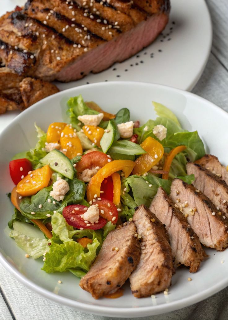 Grilled Pork Salad