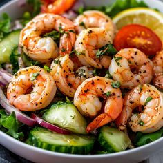 Shrimp Veggie Salad