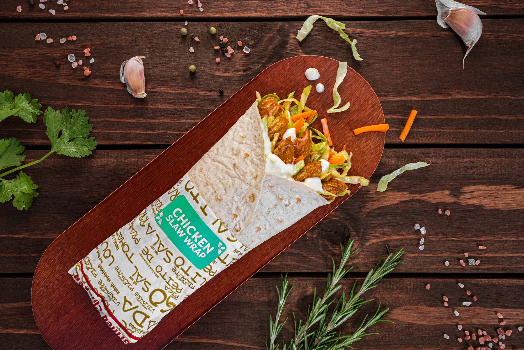 Chicken Slaw Wrap