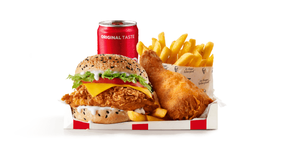 COLONEL BURGER BOX