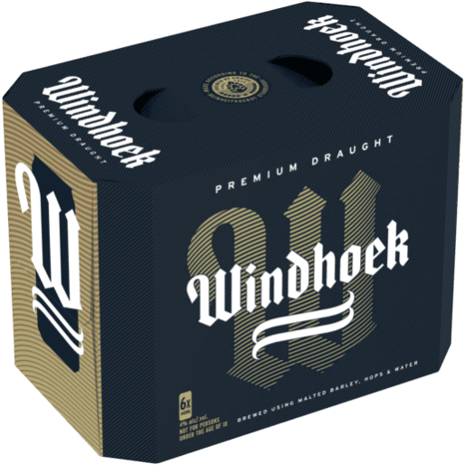 Windhoek Draught Can (6 X 500ml)