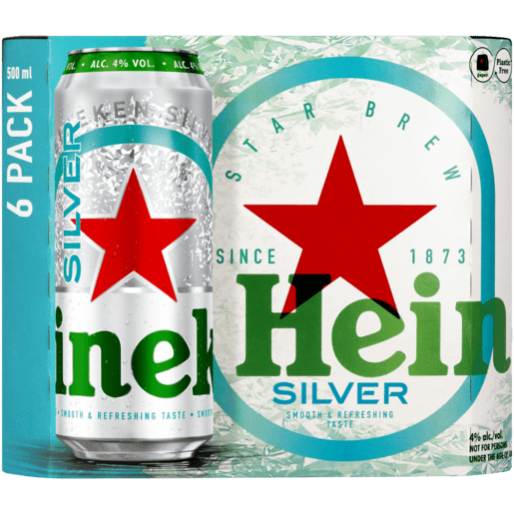 Heineken Silver 6 X 500ml