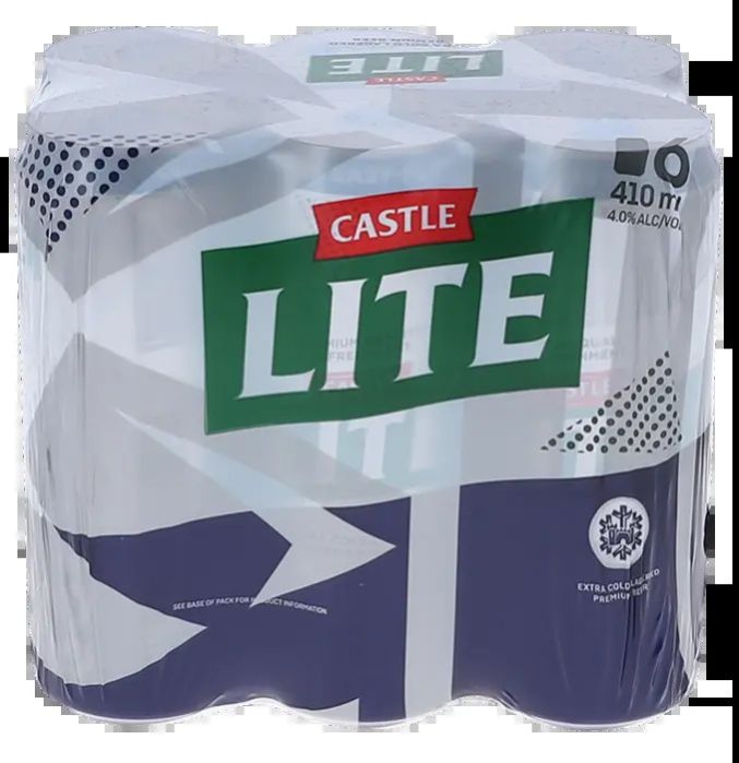 CASTLE LITE CAN 500ml 6 Pack