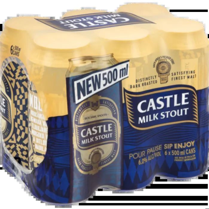 Castle Milk Stout 500 ml 6 Pack